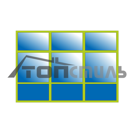 Комбинированная перегородка 4000-2800 №1