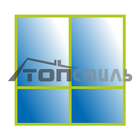 Стеклянная перегородка 2000-2000 №1